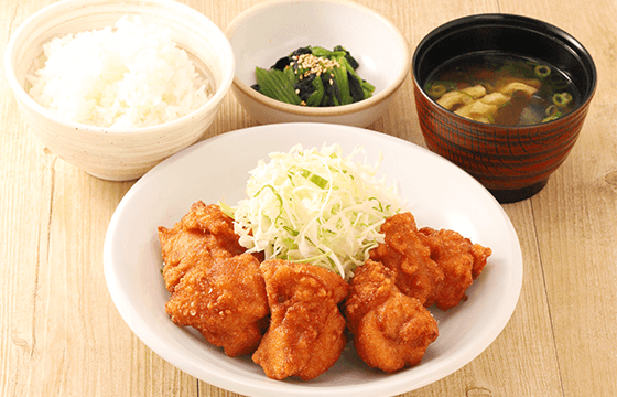 唐揚げ定食