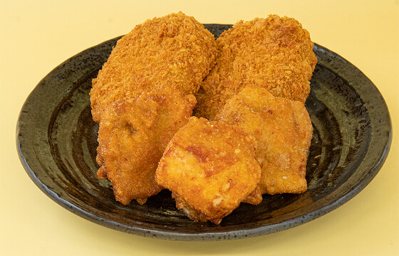 唐揚げ＆コロッケ（唐揚げ3個コロッケ2個）