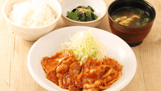 辛うま豚焼肉定食