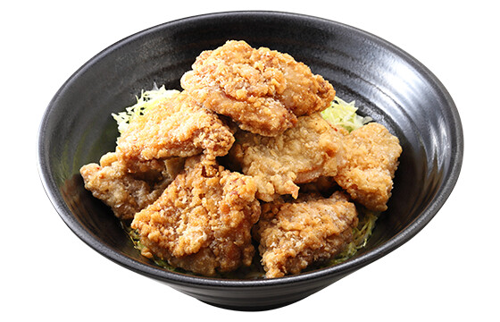 メガ盛り唐揚げ丼