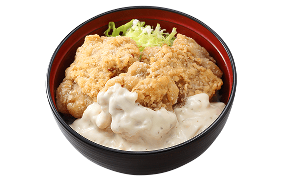 タルタル唐揚げ丼