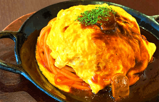 鉄板オムナポリタン